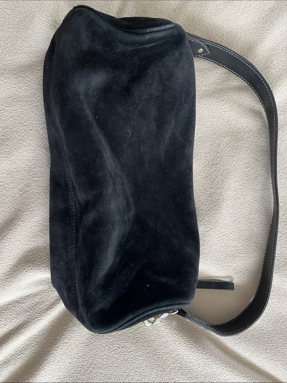 kate spade Black Suede Mini Shoulder Bag